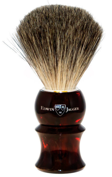 Edwin Jagger Imitation Tortoise Shell Shaving Brush