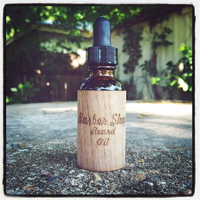 The Barber Shop Beard Oil. Screw the delorean, this will take you to 1950's like a man