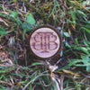 The Walnut Woodsman's beautiful monogrammed top