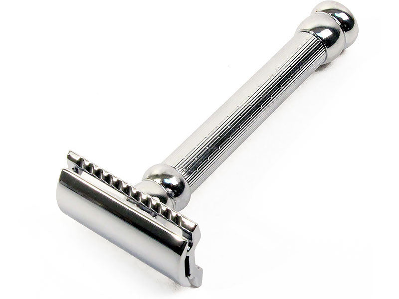 Merkur Double Edge Safety Razor with Engine-Turned Handle