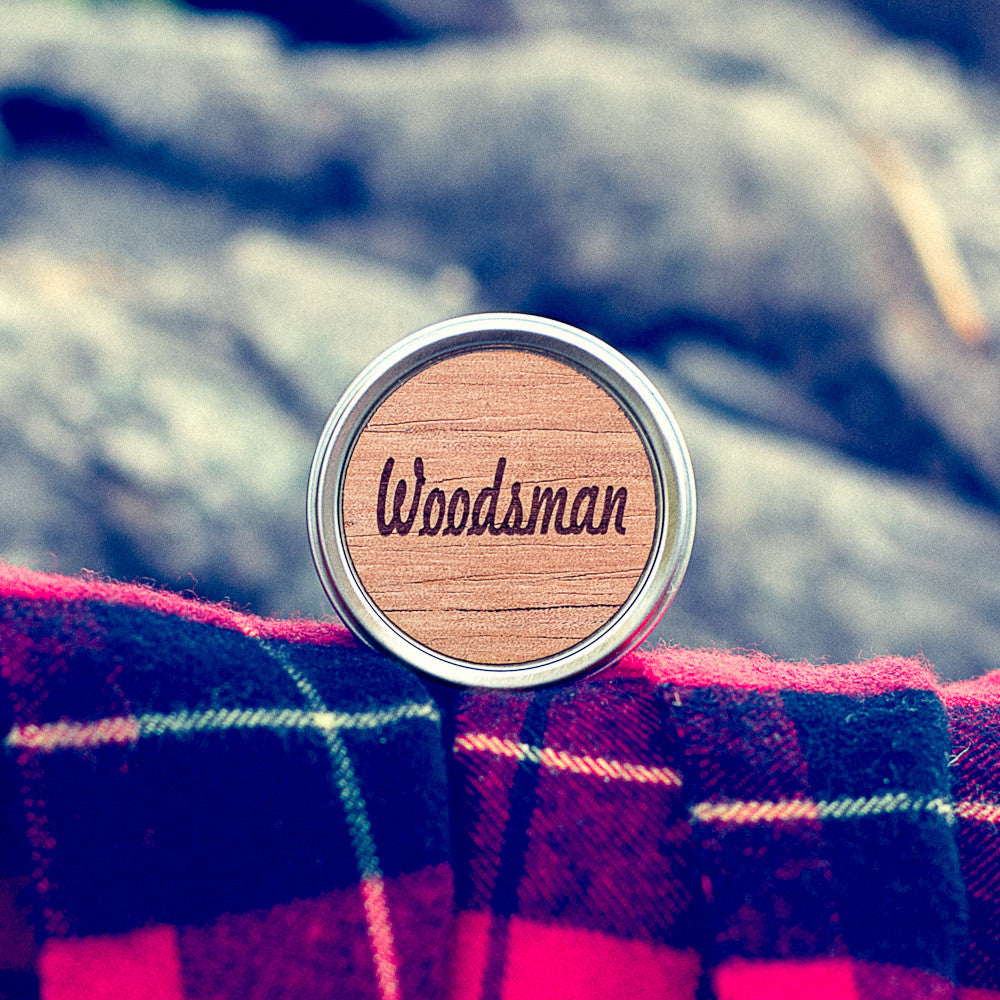 Woodsman Mustache Wax. So strong you'll wanna chopping down trees with your stache